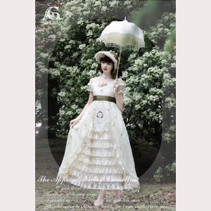 Camellia Rendezvous Classic Lolita Dress OP by Alice Girl (AGL89)